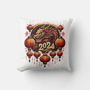 Coussin nouvel an chinois 2024