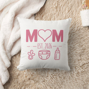 Coussin Nouvelle maman est 2026 Première fois maman person