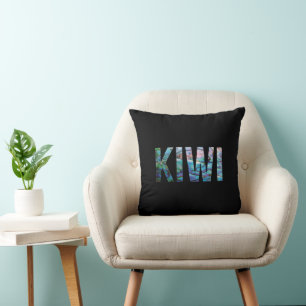 COUSSIN NOUVELLE-ZÉLANDE KIWI PAUA