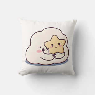 Coussin Nuage timide Accrocher une étoile - Dreammous Sky