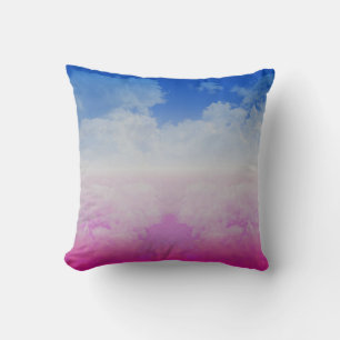 Coussin Nuages de couleur deux