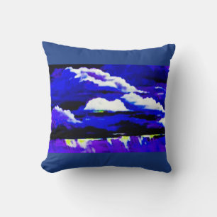 Coussin nuages tempête
