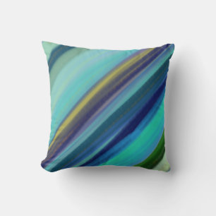 Coussin Nuances de bleu de l'océan en haute mer