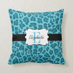 Coussin Nuances faites sur commande de léopard de carreau