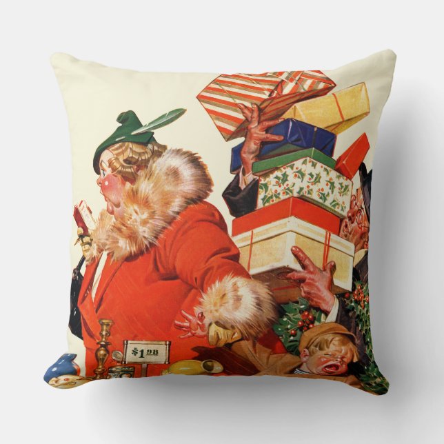 Coussin Nuit avant Noël (Recto)
