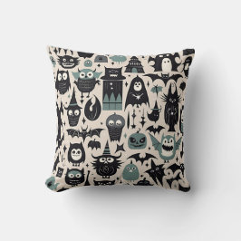 Coussin Nuit déplaisante d'Halloween