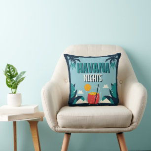 Coussin "Nuits de La Havane"
