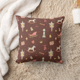 Coussin Nutcracker Ballerina Noël