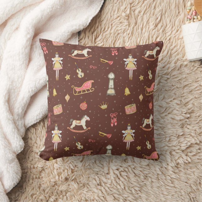 Coussin Nutcracker Ballerina Noël (Couverture)