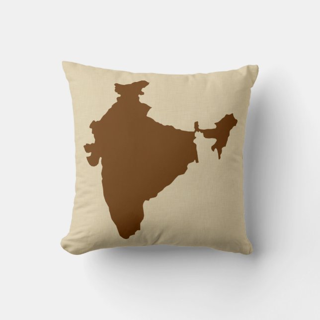 Coussin Nutmeg Spice Modes Inde (Recto)