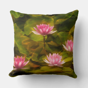Coussin Nymphéas artistiques, Californie
