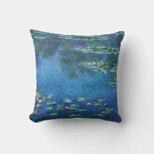 Coussin Nymphéas vintage par Claude Monet