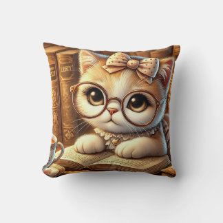 Coussin "O Encanto Felino: Guardiões de Mistérios e Carinh