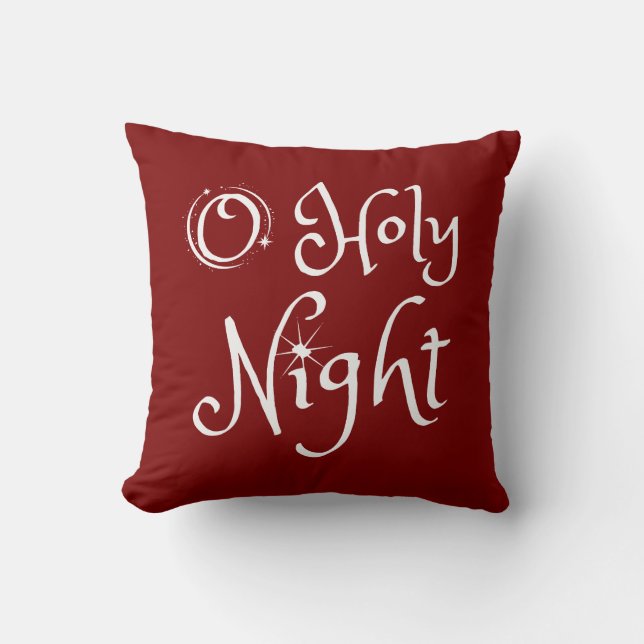 Coussin O Holy Night Christmas (Recto)