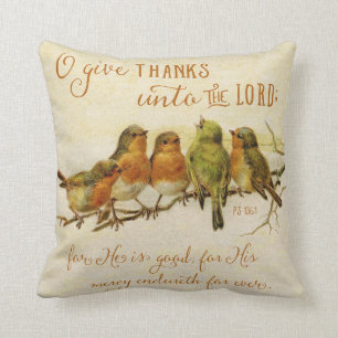 Coussin O Remercie le Seigneur
