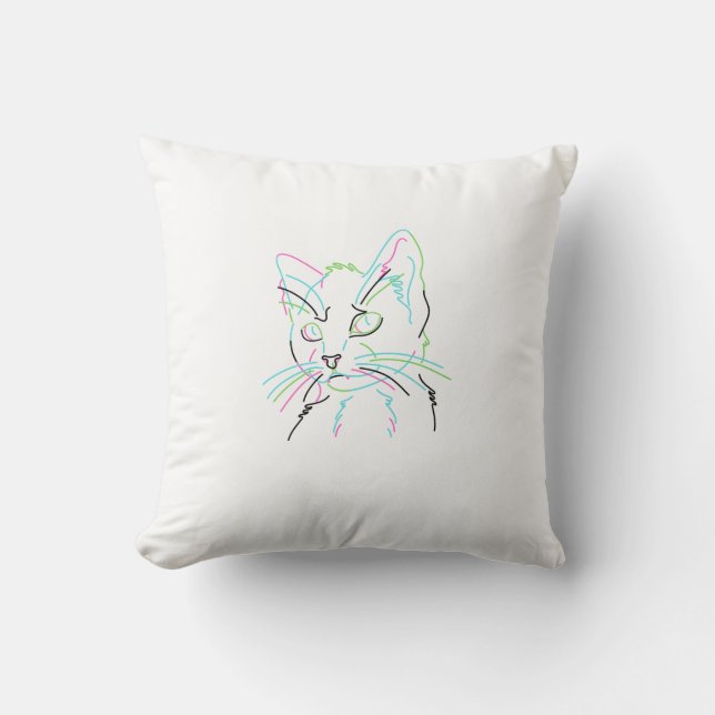 Coussin obsédé par Feline (Recto)