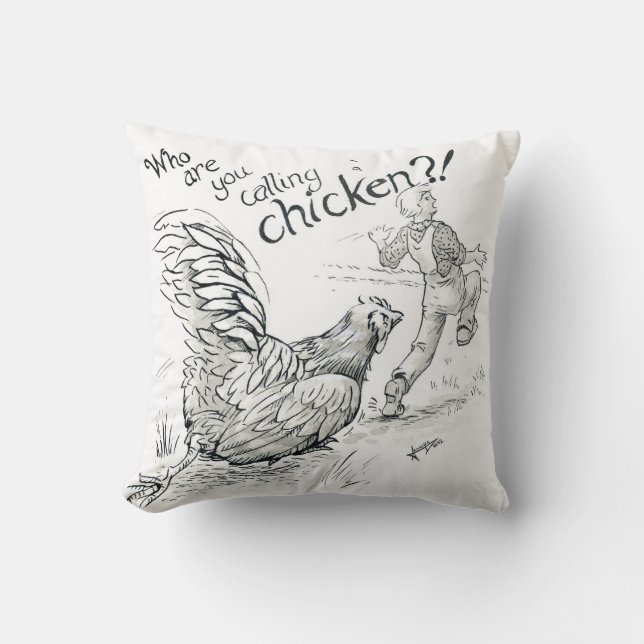 Coussin Octobre 2018 Jour 5 - Chicken Chase (Recto)
