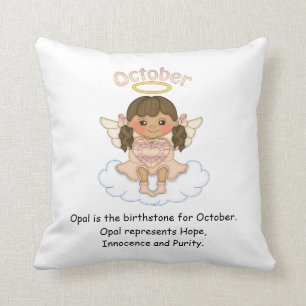 Coussin Octobre Ange Brunette