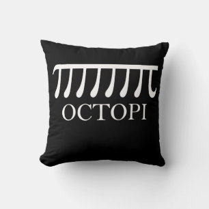 Coussin Octopi - Funny Pi Octopus Math