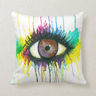 Coussin Oeil d'aquarelle