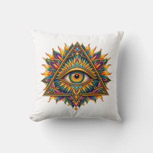 Coussin Œil de Fougère Dorée