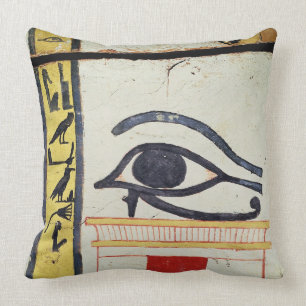 Coussin Oeil de Wedjat, détail de la couverture de