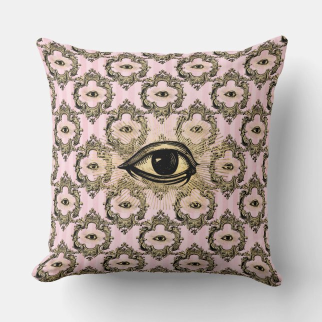 Coussin OEil unique dans le cadre (Recto)