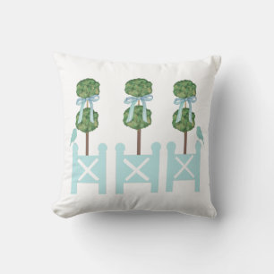 Coussin Oeuf de Robin Oiseau bleu Topiaire Jeter Oiseau