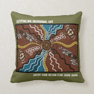 Coussin Oeuf de tortue rêvant la conception de caisse de