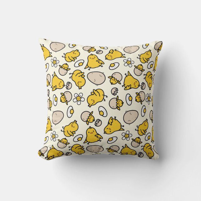 Coussin Oeuf et poussin (Recto)