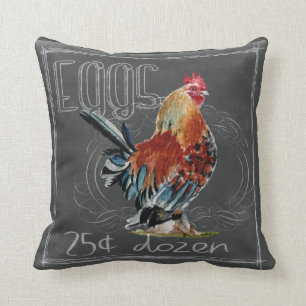 Coussin Oeufs de coq sur le tableau