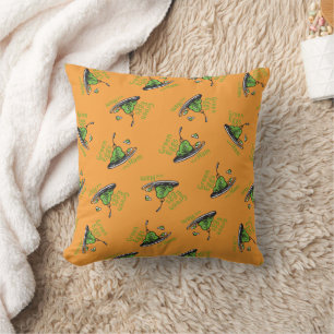 Coussin Œufs verts et jambon sur un motif