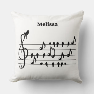 Coussin Oeuvre d'art personnalisée sur le thème des oiseau