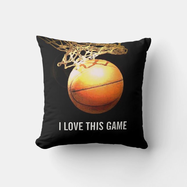 Coussin Oeuvre de basket-ball (Recto)