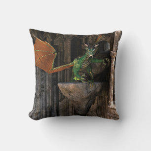 Coussin Oeuvre d'Imaginaire Dragon & Castle