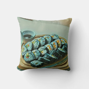 Coussin Oeuvre vintage de Sushi