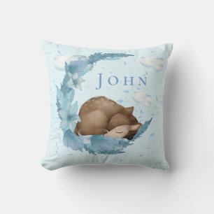 Coussin Oh, Cerf & bleu Nuages Poussière Garçon