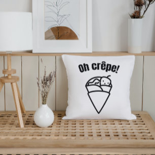 Coussin Oh crêpe ! Drôle Mette