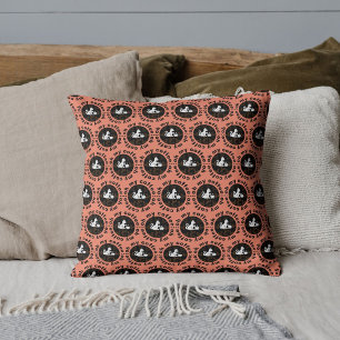 Coussin Oh Mon Café Drôle Saumon de chat