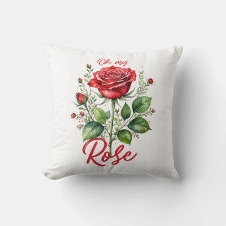 Coussin Oh mon Rose