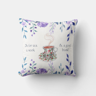 Coussin Oh pour le thé, un coin, et un bon livre ! - sloga