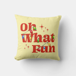 Coussin Oh What Fun Christmas 