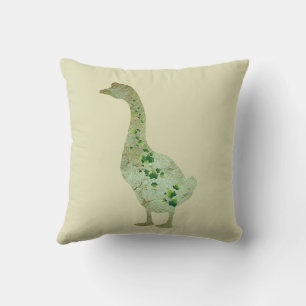 Coussin Oie feuille de lierre
