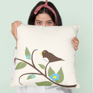 Coussin Oiseau