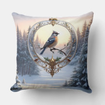Oiseau dans un ornement de Noël