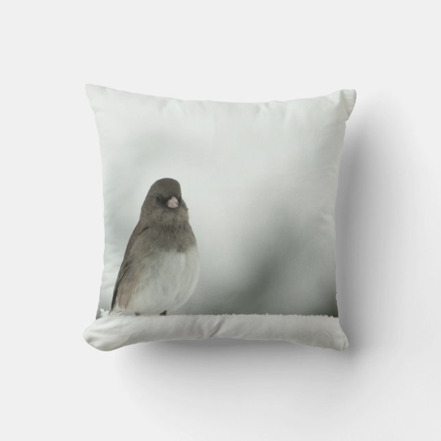 Coussin Oiseau d'hiver (Recto)