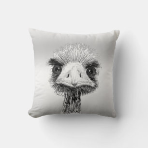 Coussin Oiseau en colère