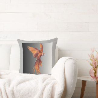 Coussin Oiseau Rouge