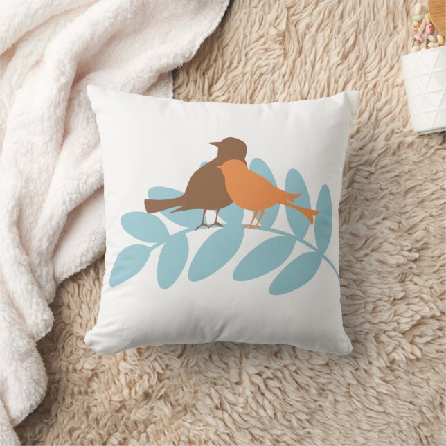 Coussin Oiseaux automnaux (Couverture)