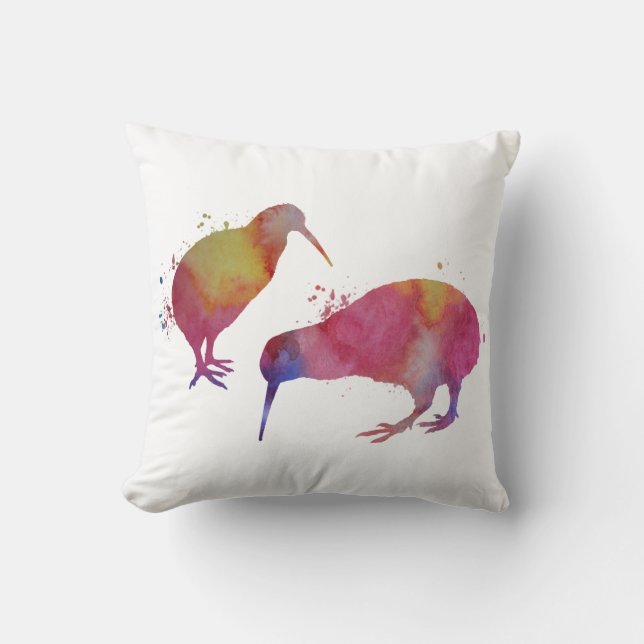 Coussin Oiseaux de kiwi (Recto)